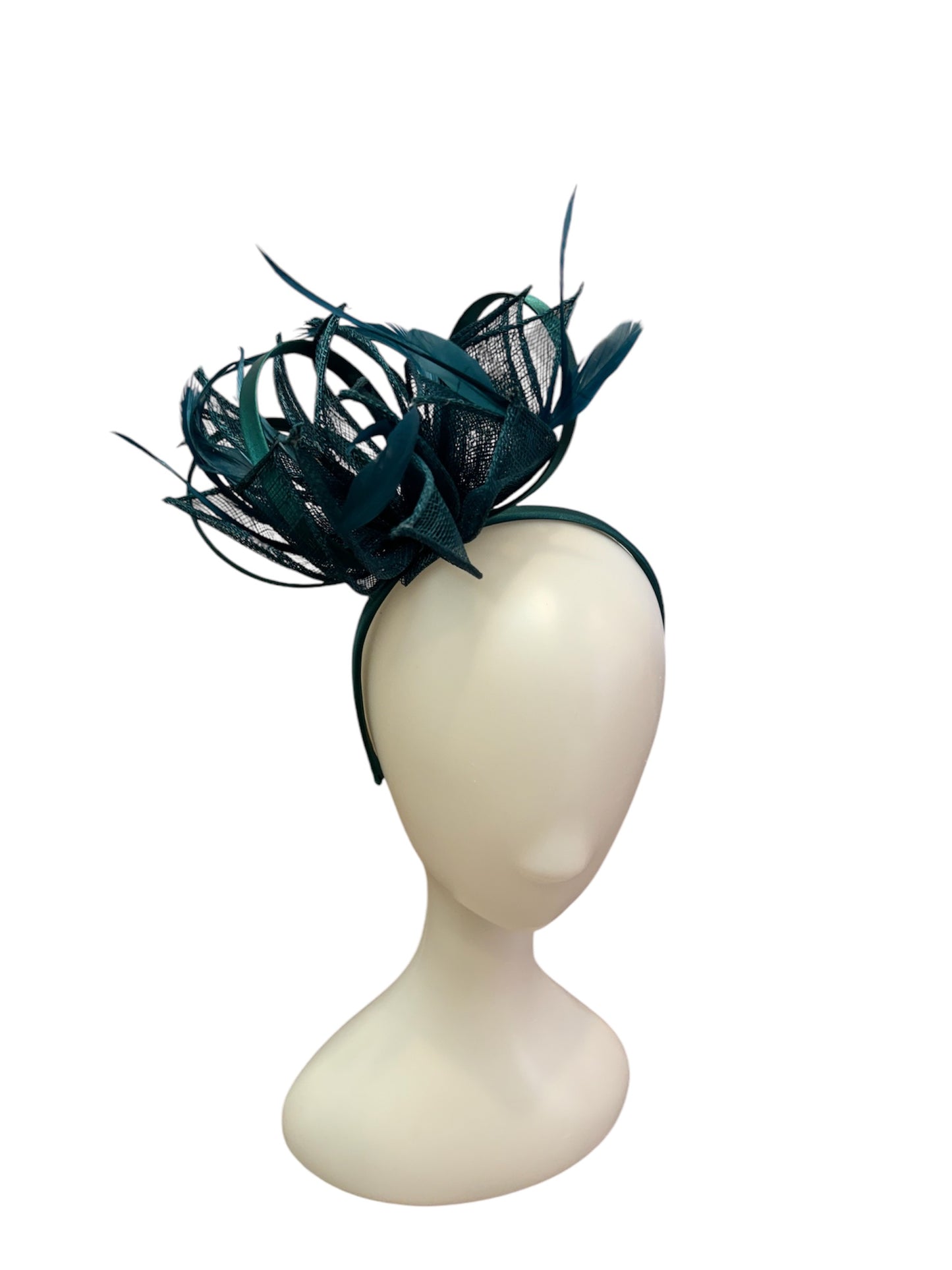 Teal Fascinator