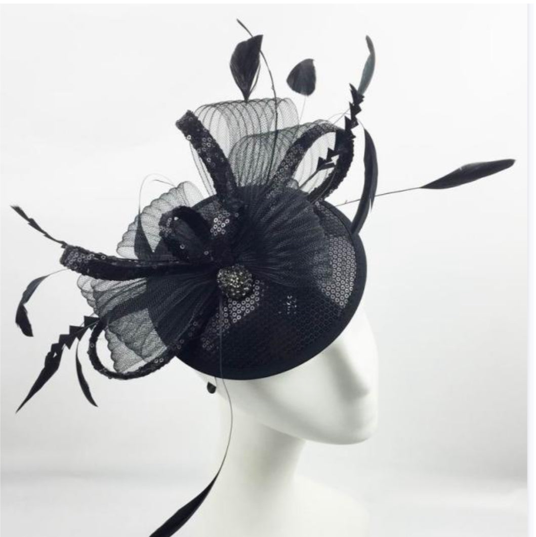 Black Fascinator